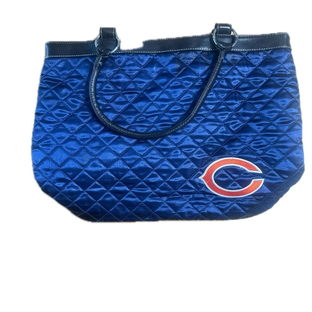 Pro-Fan-Ity Chicago Bears Quilted Purse /Handbag, 15" x 13"